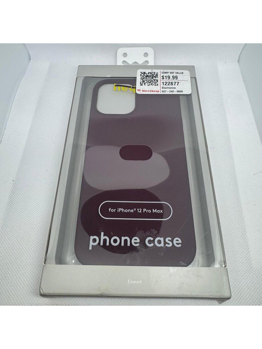 Apple iPhone 12 pro max maroon hayday phone case